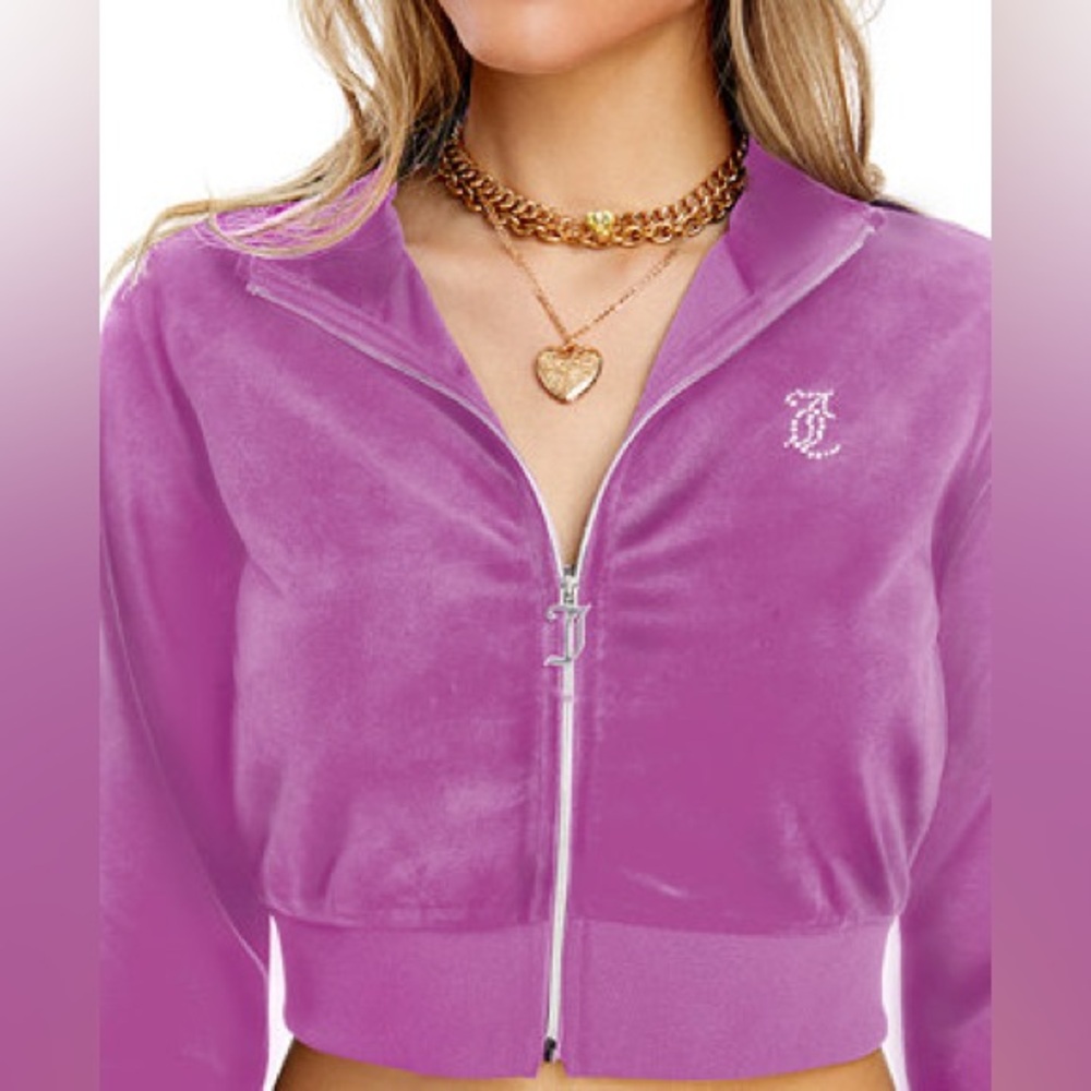 Juicy Couture - Women's Purple Velour Jacket - MEDIUM - New with Tag 🏷️